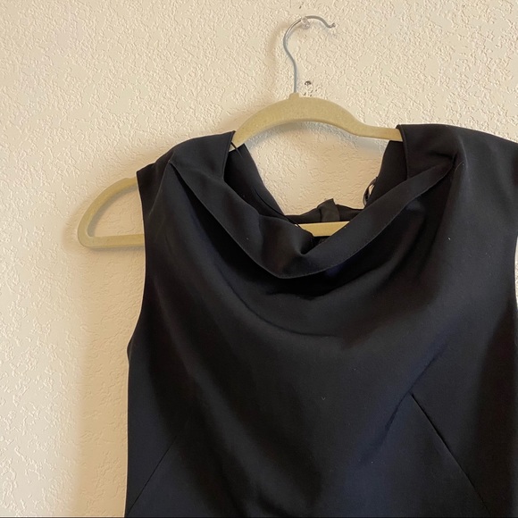 Zara | Zara Women Black Midi Professional Dress XS - Picture 6 of 12